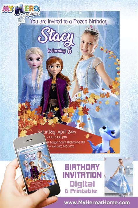 Frozen 2 Invitation. Frozen 2 Party Ideas. Frozen 2 Invitation | Etsy | Frozen birthday ...