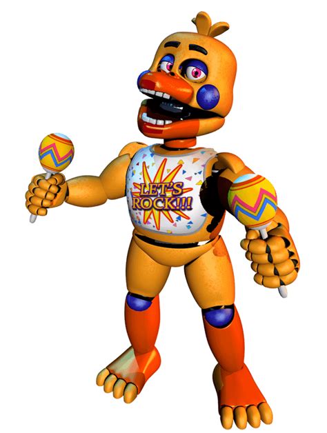 A Simple Rockstar Chica Render : r/fivenightsatfreddys