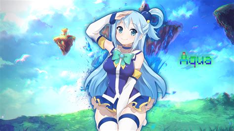 Aqua KonoSuba Wallpapers - Wallpaper Cave