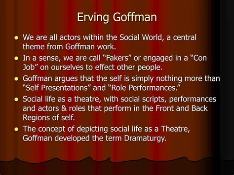 PPT - Erving Goffman PowerPoint Presentation - ID:174009