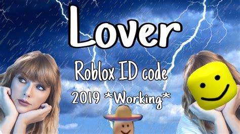 Taylor Swift: Lover Taylor Swift Roblox Id