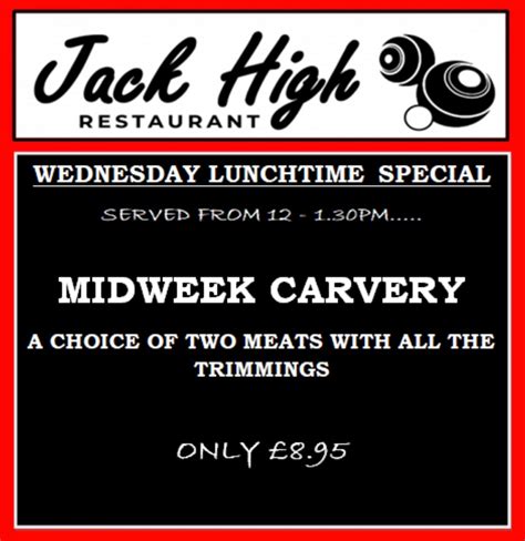 The Jack High Restaurant • Barwell Indoor Bowls Club