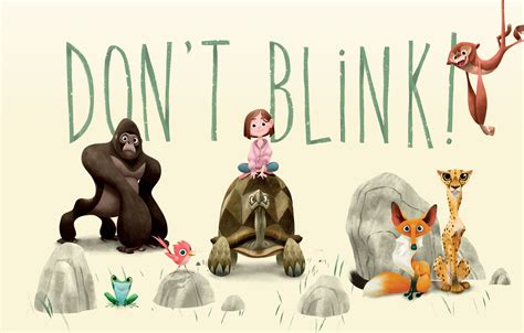 Don’t Blink! by Tom Booth | Book design, Drawing activities, Picture book