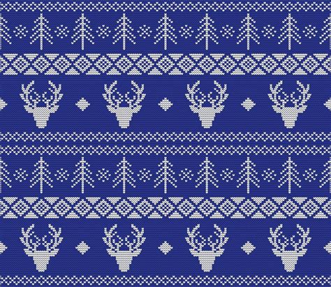 Christmas sweater design seamless knitting pattern 4186659 Vector Art at Vecteezy