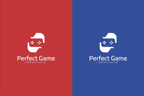 Perfect Game Logo Design Template | Creative Logo Templates ~ Creative Market