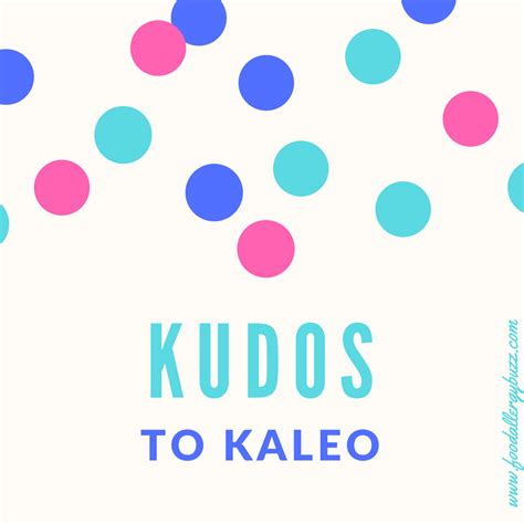 Food Allergy Buzz: Food Allergy News: Kudos to Kaleo