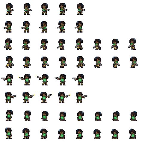 2d Pixel Character Sprites Glorietalabel | Images and Photos finder