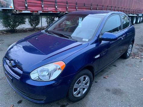 2009 HYUNDAI ACCENT, 2DR HATCHBACK, BLUE, VIN # KMHCN35C09U120725