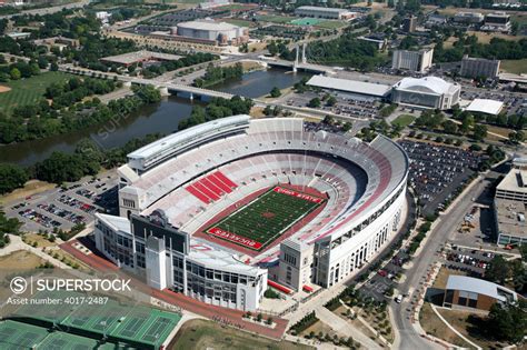 Aerial view of Ohio Stadium, Columbus, Ohio, USA - SuperStock