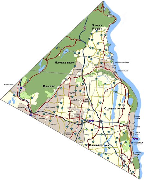 Rockland County Map