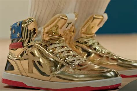 Trump Gold Sneakers 2024 - April Brietta