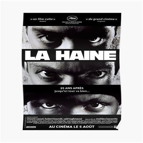 "La Haine" Poster for Sale by Moviesvibess | Redbubble