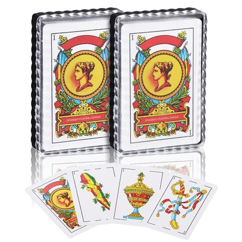 Buy 2 Decks Spanish Playing Cards Cartas Españolas, Baraja Española ...