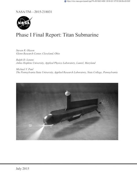 (PDF) Phase I Final Report: Titan Submarine - DOKUMEN.TIPS