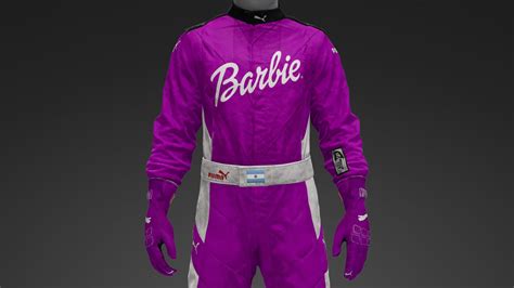 Traje Barbie Girl Racing - 赛车服涂装 by Banconego | Community | Gran Turismo Sport - gran-turismo.com