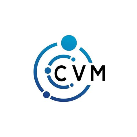 CVM letter logo design on white background. CVM creative initials ...