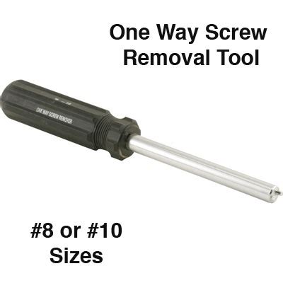 One Way Screw Removal Tool | One Way Screw Remover