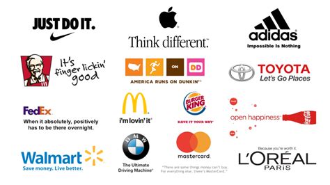 Companies With Really Catchy Slogans & The Best Taglines