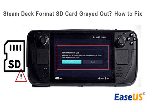 What to Do If Steam Deck Format SD Card Grayed Out