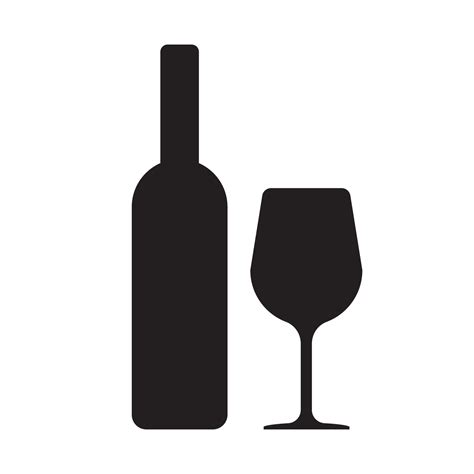 wine and glass vector 5154747 Vector Art at Vecteezy