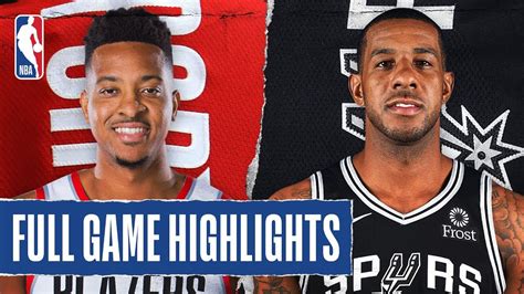 TRAIL BLAZERS at SPURS | FULL GAME HIGHLIGHTS | November 16, 2019 - YouTube