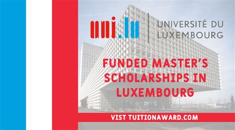 University Of Luxembourg Masters Scholarship 2023 | Tuition Award