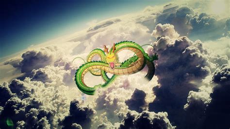 Dragon Ball Z Shenron above clouds by 1Boompje on DeviantArt