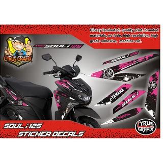 MIO SOUL I 125 STICKER DECALS | Shopee Philippines