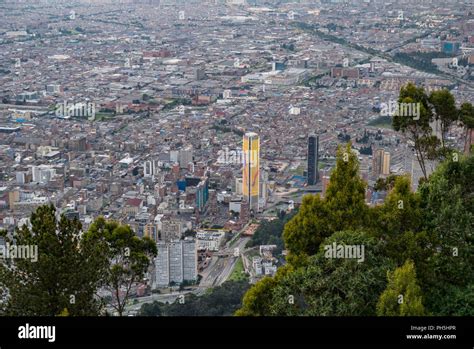 Bogota Skyline at Sunset, Colombia Stock Photo - Alamy