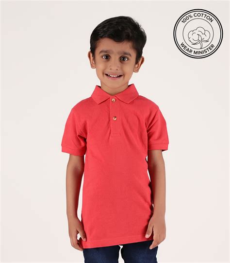 Buy Polo Shirt Red Color for Kids Online in Pakistan | WearMinister