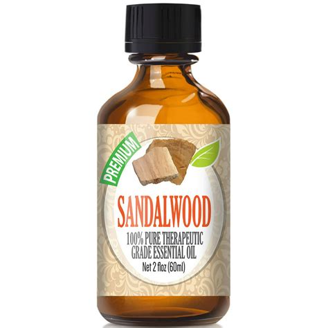 Sandalwood Essential Oil - 100% Pure Therapeutic Grade Sandalwood Oil ...