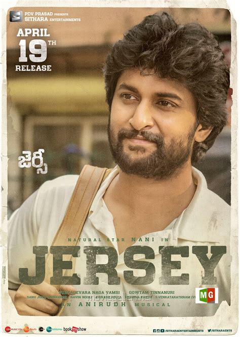 Jersey Movie Release Posters | Nani | Shraddha Srinath | Ronit Kamra ...