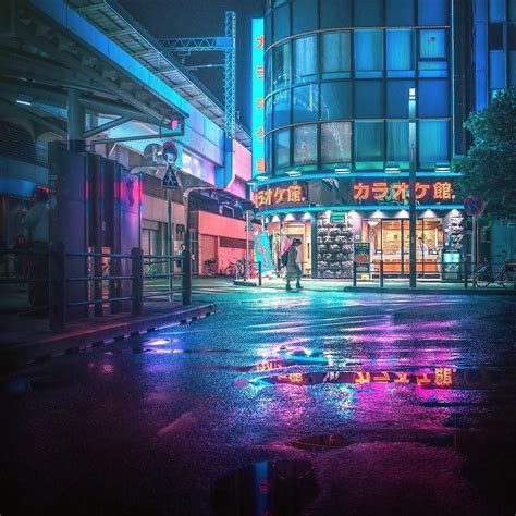 Japan 2077: Takaaki Ito Captures Cyberpunk Tokyo In Dark And Moody Neon – Design You Trust ...