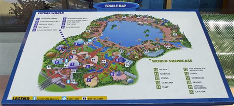 Epcot Future World Map | Tourist Map Of English