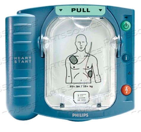 861282 Philips Healthcare HEARTSTART DEFIBRILLATOR, HS1 INCLUDES AED, BATTERY, PADS (1SET ...