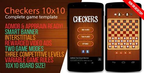 Checkers 10x10 Game with Admob by lipandes Build your own Android 10x10 Checkers game for ...