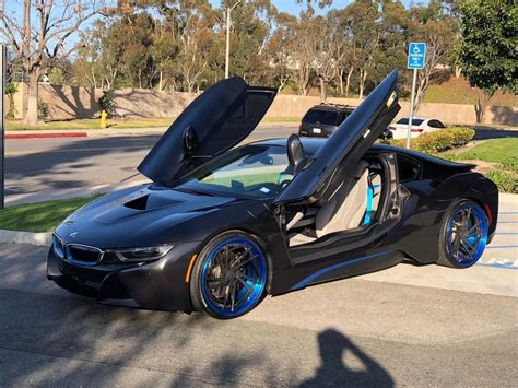 Bmw I8 2020 Black And Blue - HEUNPI