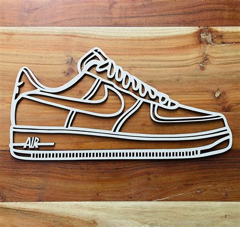 Inspired Nike Air Force 1 XL Sneaker Wall Art Decor Piece / - Etsy