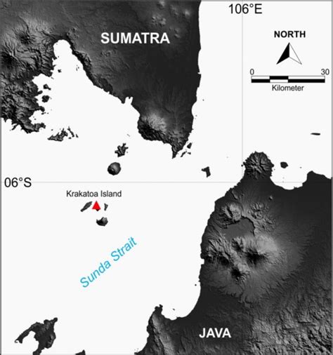 Mt Krakatoa Location