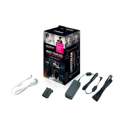 Canon EOS Webcam Accessories Starter Kit for EOS Rebel T7, T6, T5, T3 ...