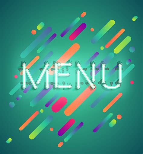 Neon word on colorful background, vector illustration 498761 Vector Art ...