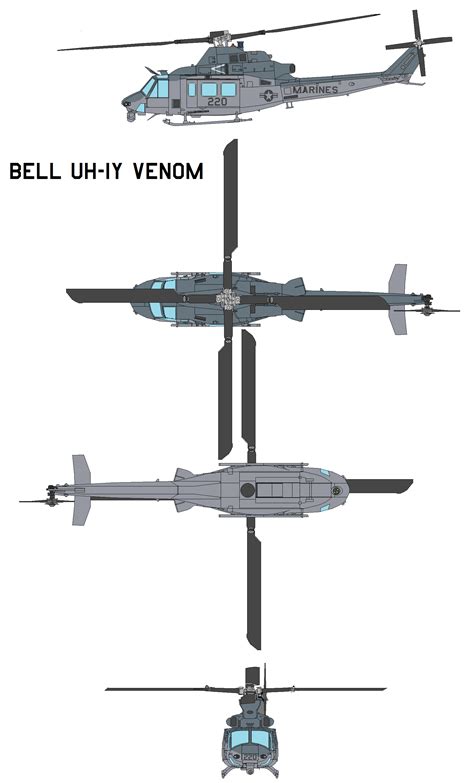 Bell UH-1Y Venom by bagera3005 on DeviantArt