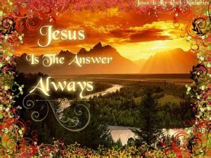 Jesus Is The Answer Quotes. QuotesGram