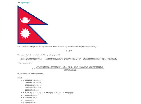 Solved: The flag of Nepal is the only national flag that