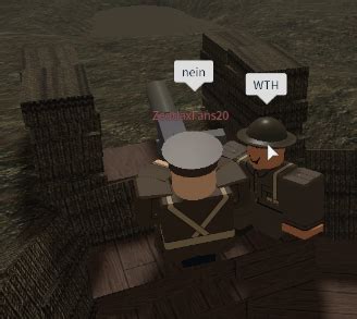 British Soldier Speaks German in a New Update (TRENCH WARFARE [EARLY ALPHA] ) : r/roblox