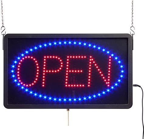 Glowing LED Open Sign | (3) Different Programmable Animations