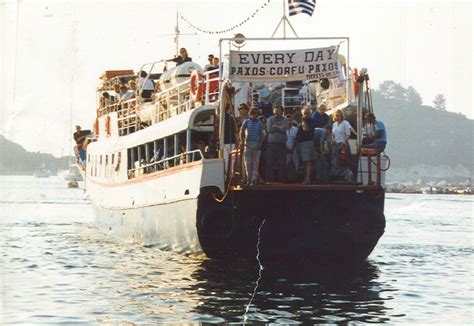 Paxos Ferries Over The Years Ionian Villas