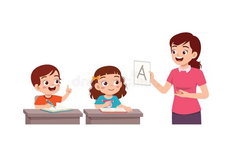 Listen To Teacher Cartoon Stock Illustrations – 160 Listen To Teacher ...