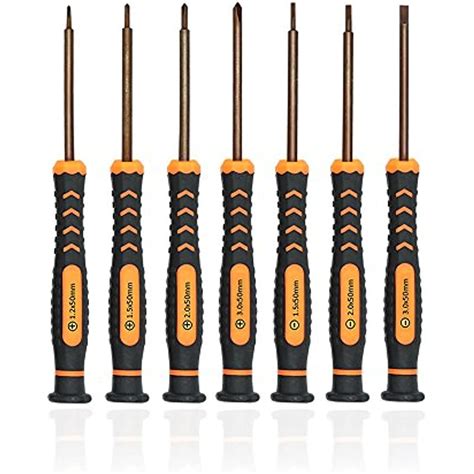 Precision Screwdriver Screwdrivers Set Of 7, Phillips And Flathead With ...