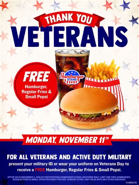 Hamburger Stand Offers Free Meal to Military Members on Veterans Day ...